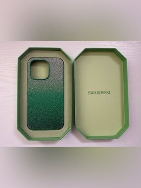 Swarovski Green Ombre Glitter iPhone Case